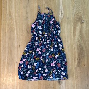 Old Navy Blue and Pink Halter Sundress Casual